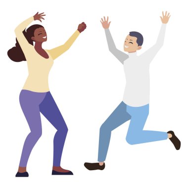 Irklararası genç çift karakterleri kutluyor