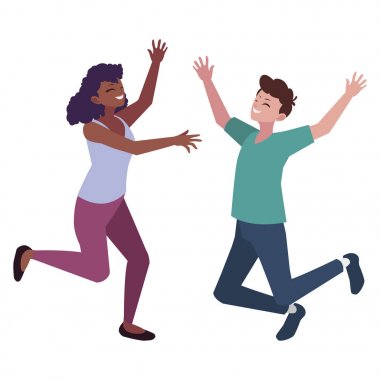 Irklararası genç çift karakterleri kutluyor