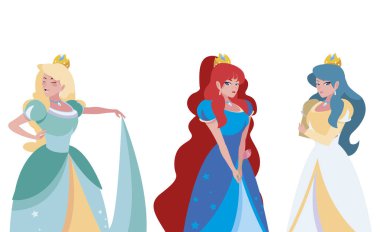 masal karakterleri güzel prensesler