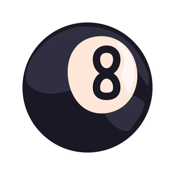 Billiard ball sport — Stock Vector