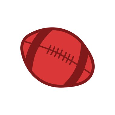 rugby veya amerikan futbol topu spor