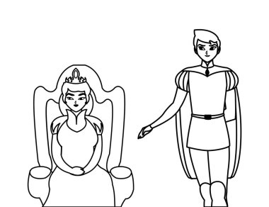 taht karakterleri kraliçe ile prens büyüleyici