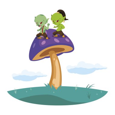 kamp sihirli karakter çirkin troller