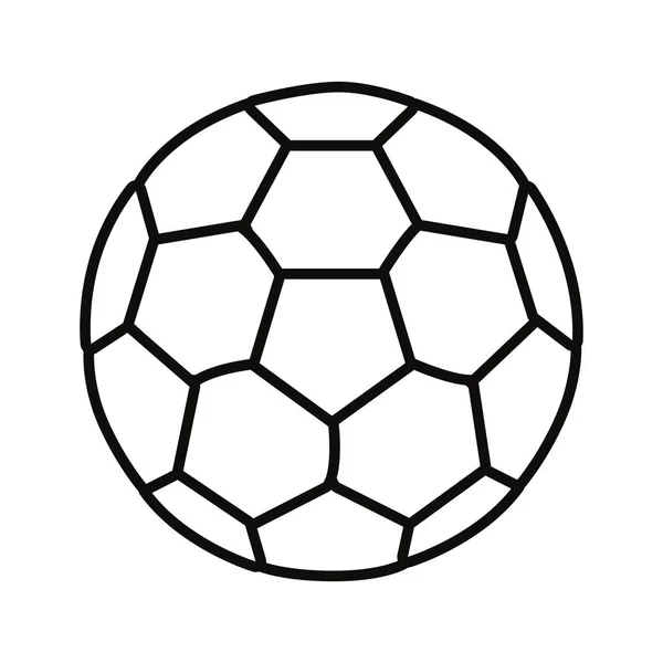 Ballon de football sport — Image vectorielle