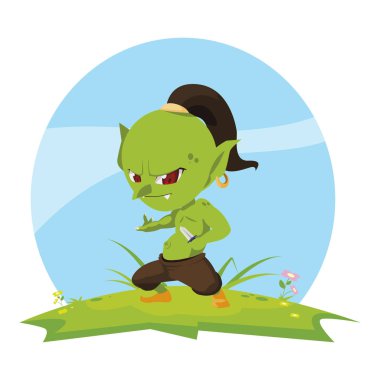 kamp sihirli karakter çirkin troll