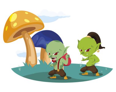 kamp sihirli karakter çirkin troller