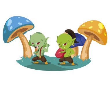 kamp sihirli karakter çirkin troller