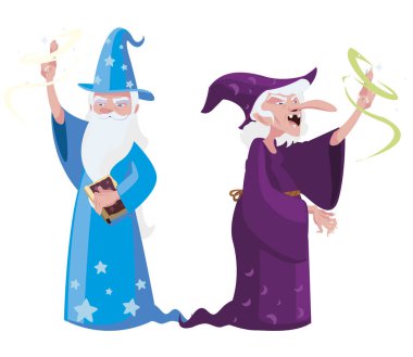 Cadı ve masal karakterleri sihirbazı
