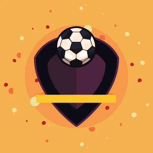 Ball sport embleem — Stockvector