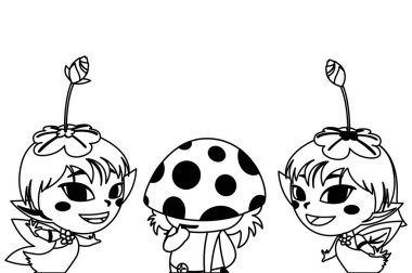 fungu elf karakterleri ile güzel sihirli periler