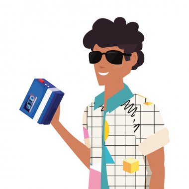 adam retro 80s tarzı