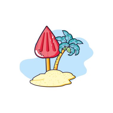 plajda sopa ile dondurma