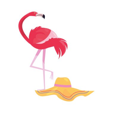 Yaz saati tatil vektör çizim