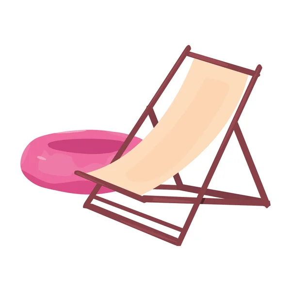 Vacaciones de verano vector ilustratio — Vector de stock