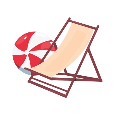 Yaz saati tatil vektör çizim