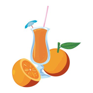 Yaz saati tatil vektör çizim