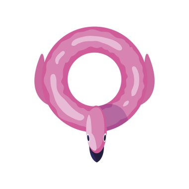 Flaman kuş kauçuk float simgesi