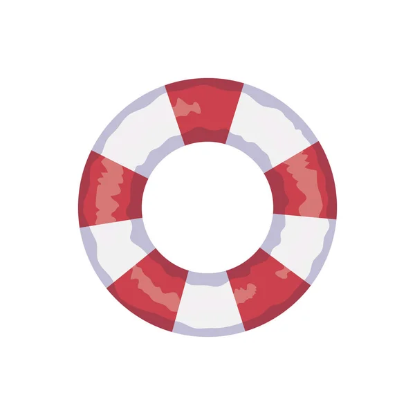Float badmeester zomer accessoire icoon — Stockvector