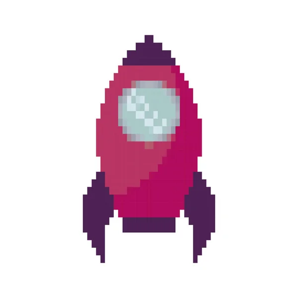 Video game korrelig Rocket icon vector ilustrate — Stockvector