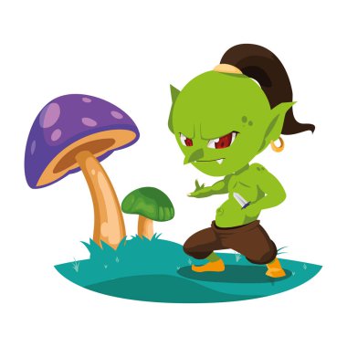 kamp sihirli karakter çirkin troll