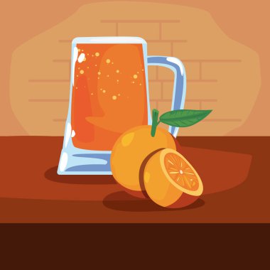 taze meyve suyu ile sürahi