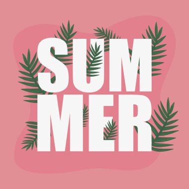 Yaz saati tatil vektör görselleştirme