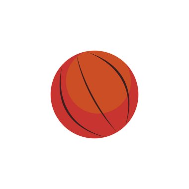 Basketbol balonu sporu ikonu izole