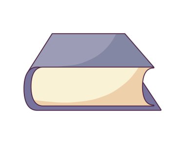 metin kitap eğitimi izole simgesi