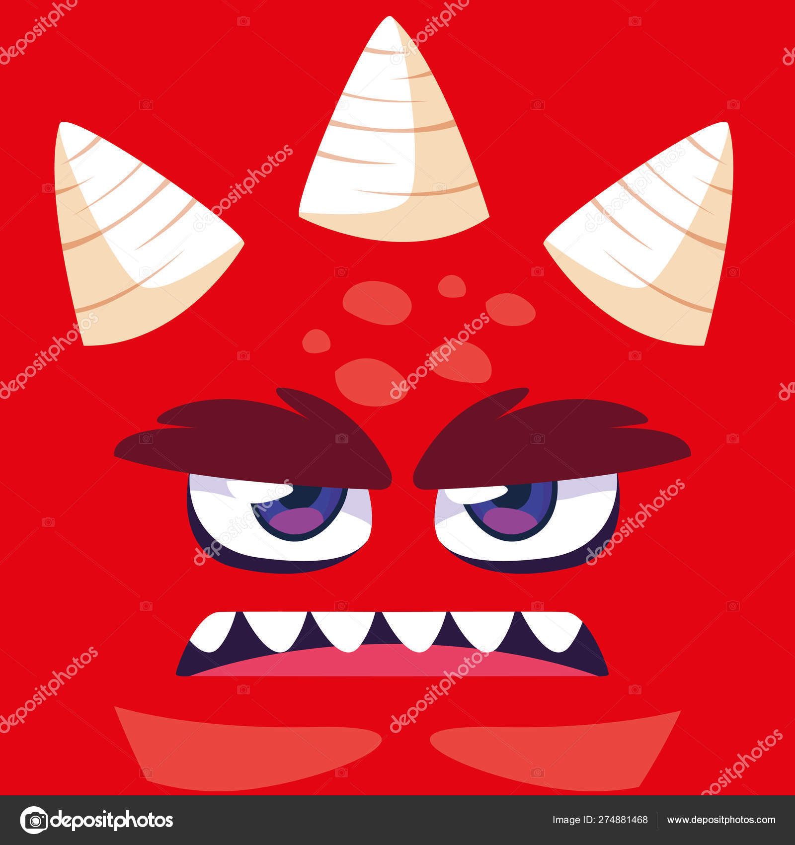 Red monster cartoon Vector Art Stock Images | Depositphotos Red monster cartoon Vector Art Stock Images | Depositphotos