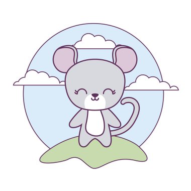 manzara sevimli fare hayvan