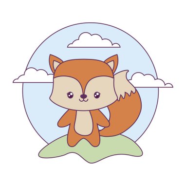 şirin fox hayvan peyzaj