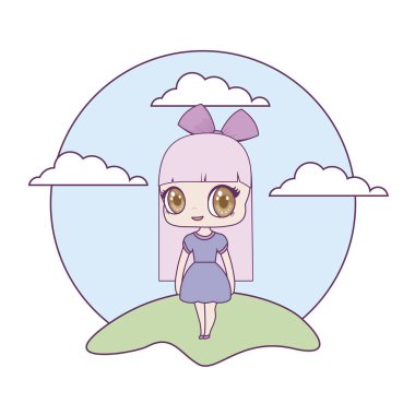 manzara sevimli küçük bebek