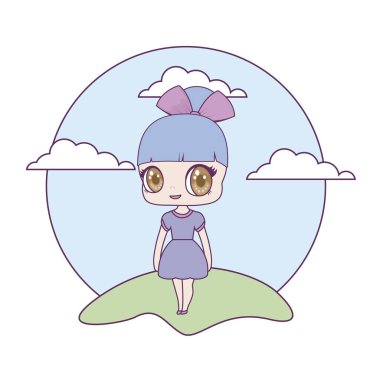 manzara sevimli küçük bebek