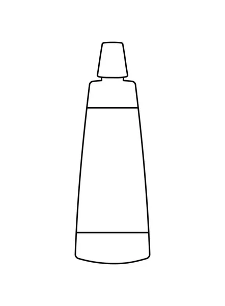 Crème buis cosmetische geïsoleerde pictogram — Stockvector