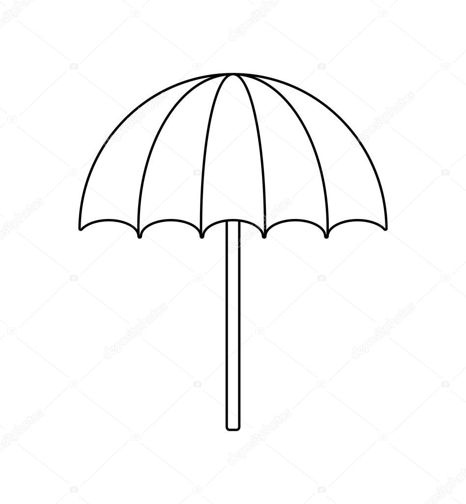 beach umbrella open summer accessory