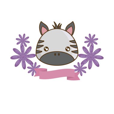 kurdele ile sevimli zebra hayvan başkanı