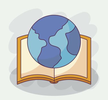 gezegen Earth ile kitap günün Uluslararası poster