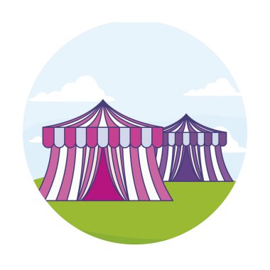 çerçeve dairesel sirk çadırları karnaval