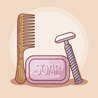 aksesuar personals ile saç tarak ahşap