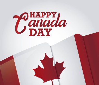 bayrak ile mutlu gün kanada posteri