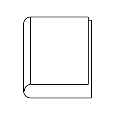 metin kitap eğitimi izole simgesi