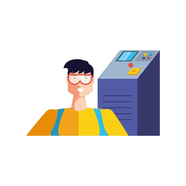 Samostatná avatara profesionálního designu pracovníka — Stockový vektor