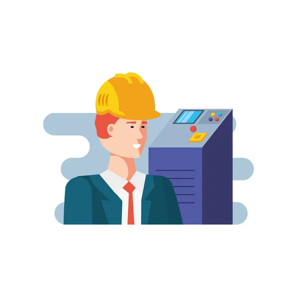 Avatar aislado de diseño de trabajador profesional — Vector de stock