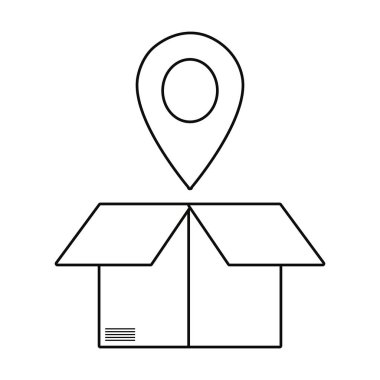 hızlı teslimat ile ilgili simge vektörillustrate