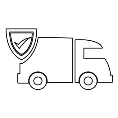 hızlı teslimat ile ilgili simge vektör ilustrate