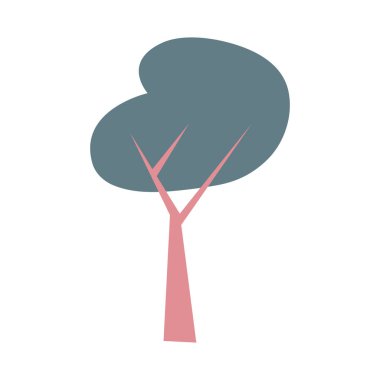 beyaz arka plan üzerinde ağaç folige doğa botanik