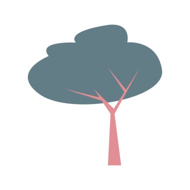 beyaz arka plan üzerinde ağaç folige doğa botanik