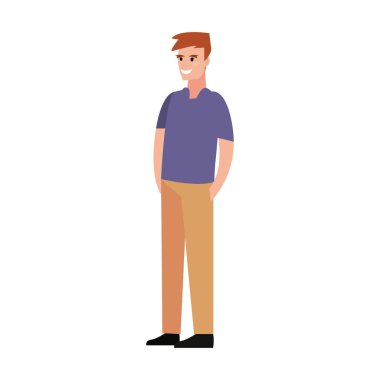 erkek karakter erkek rahat giysiler