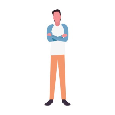 erkek karakter erkek rahat giysiler