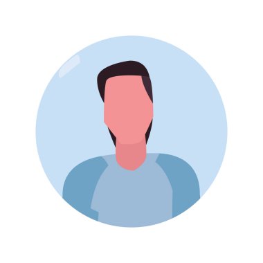 adam karakter portre çizgi film tasarımı